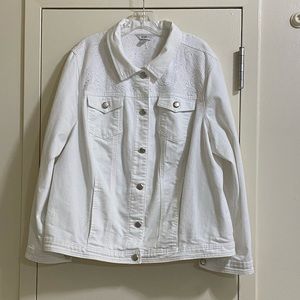 White denim jacket